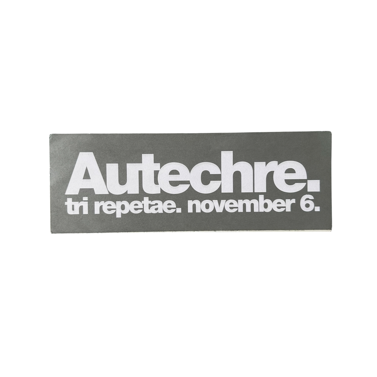 1995 Autechre tri repetae sticker