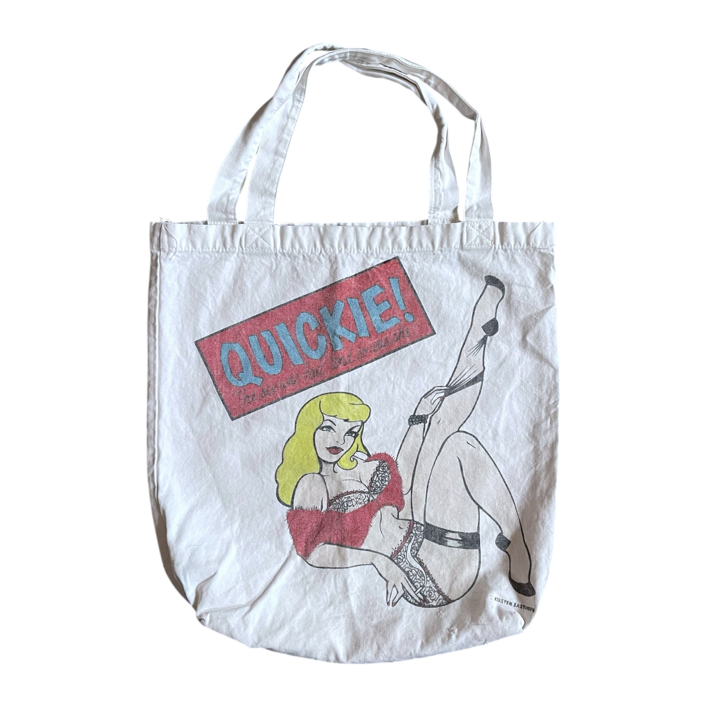 2000s quickie tote bag