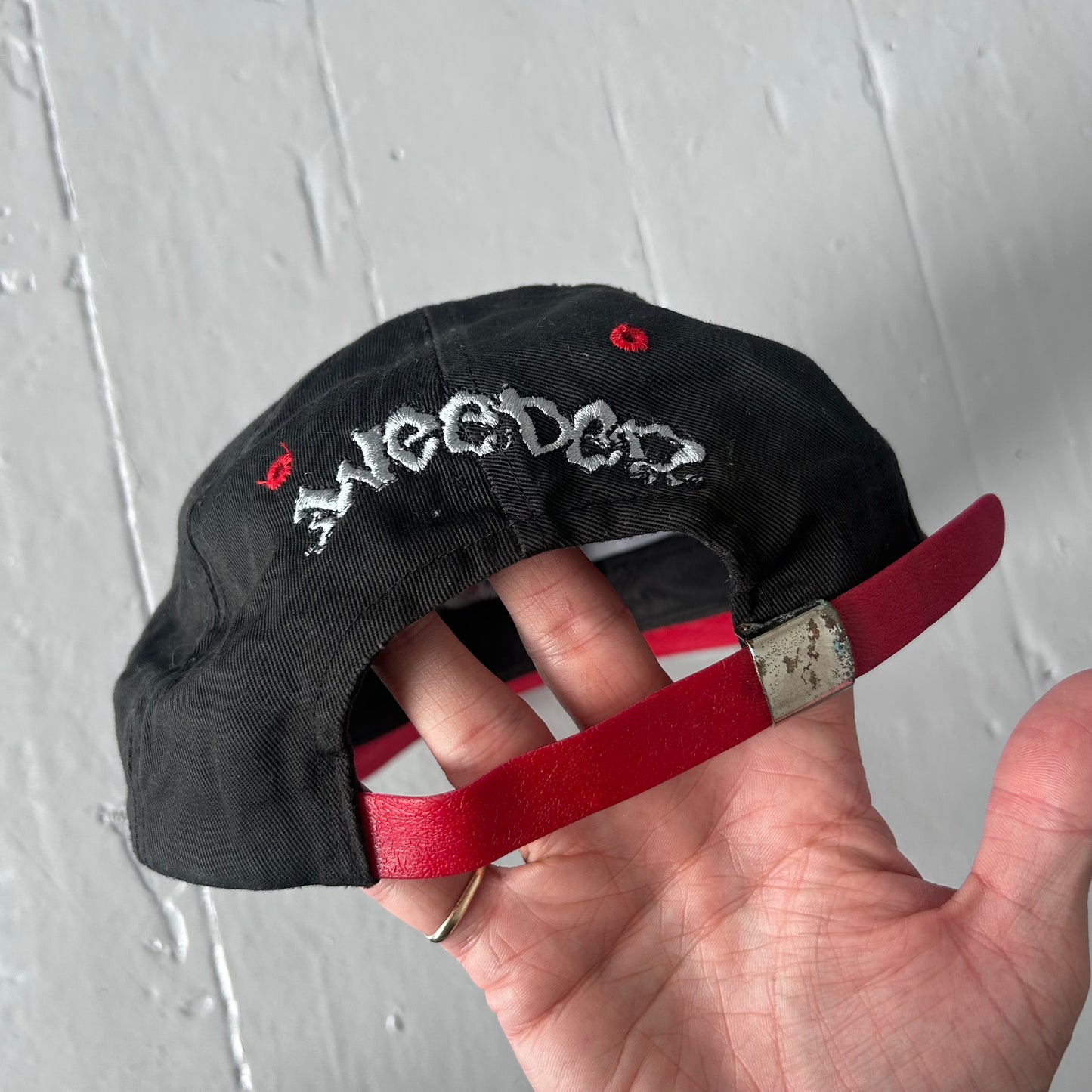 1990s Nervous Records weeded cap