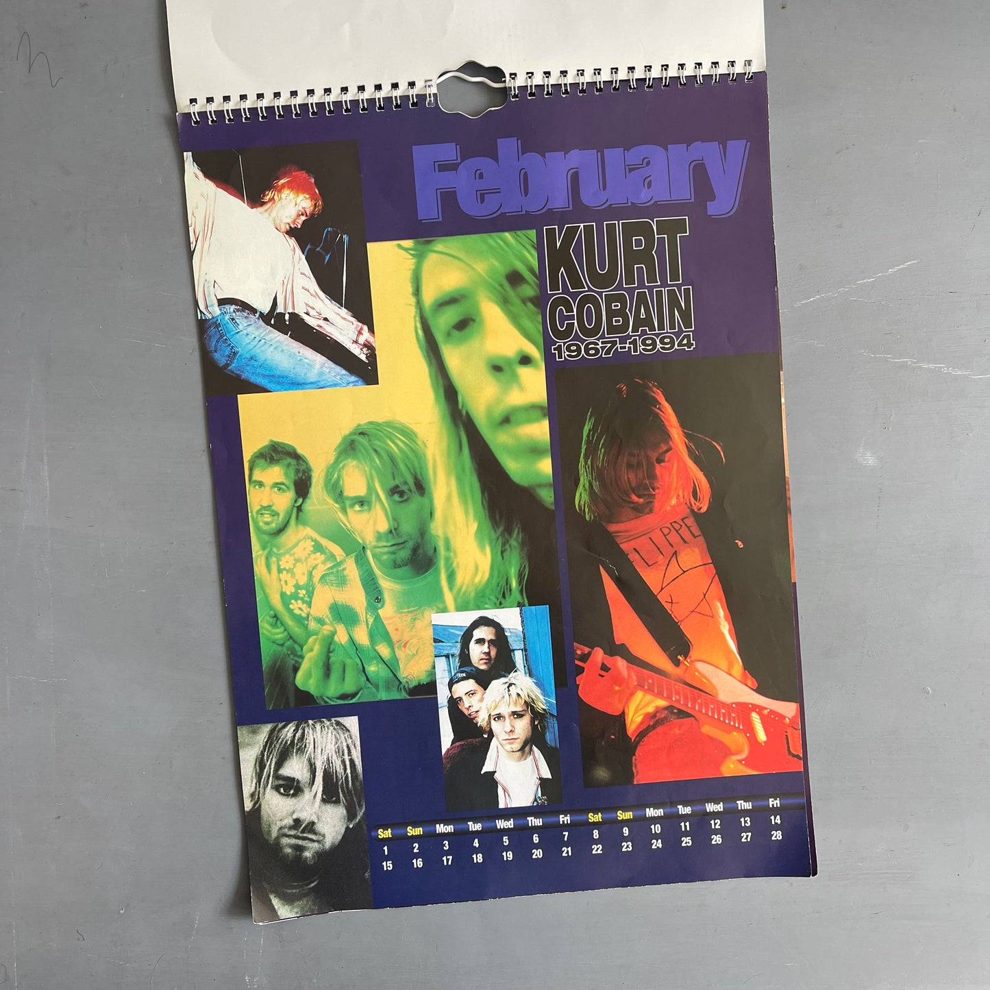 1997 Kurt Cobain Calendar