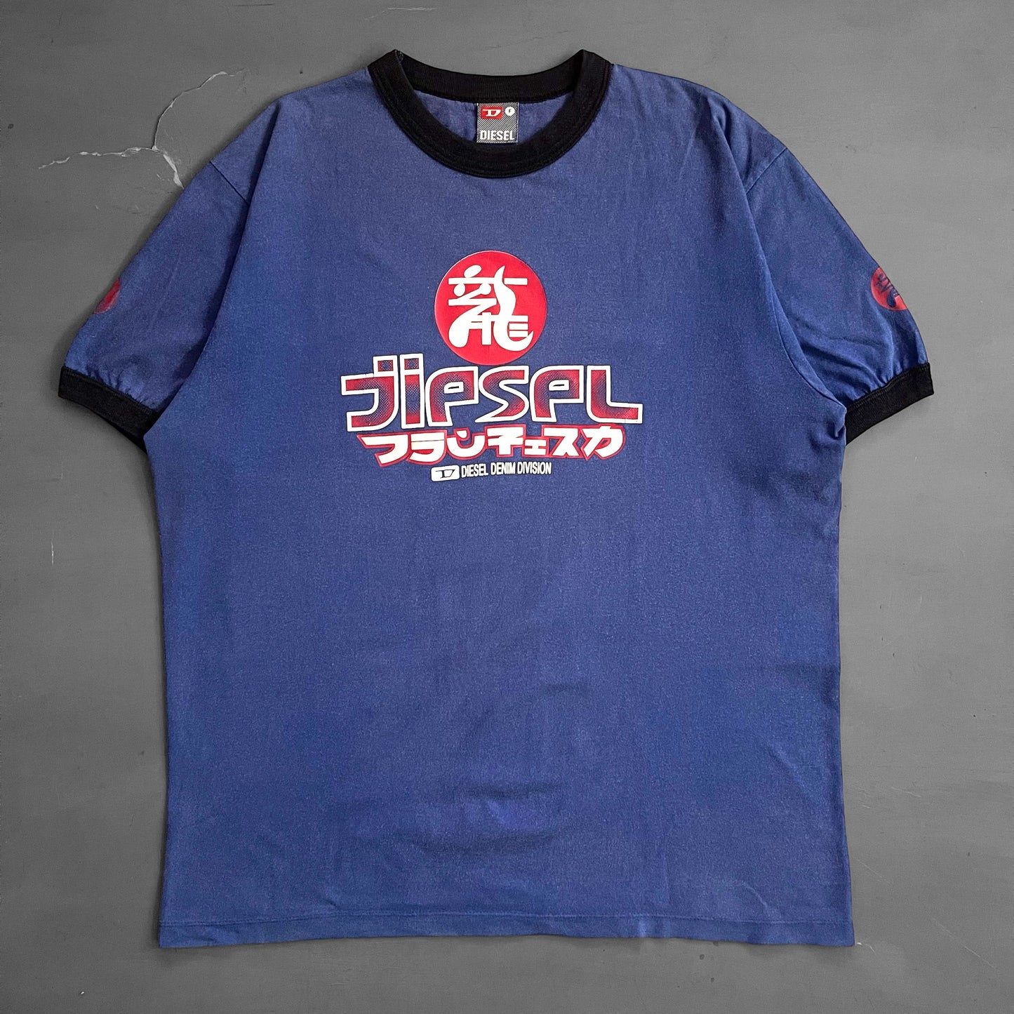 1990s Diesel Japan ringer T-shirt (L)