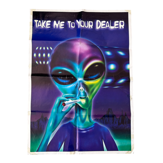 1990s take me to your dealer large poster