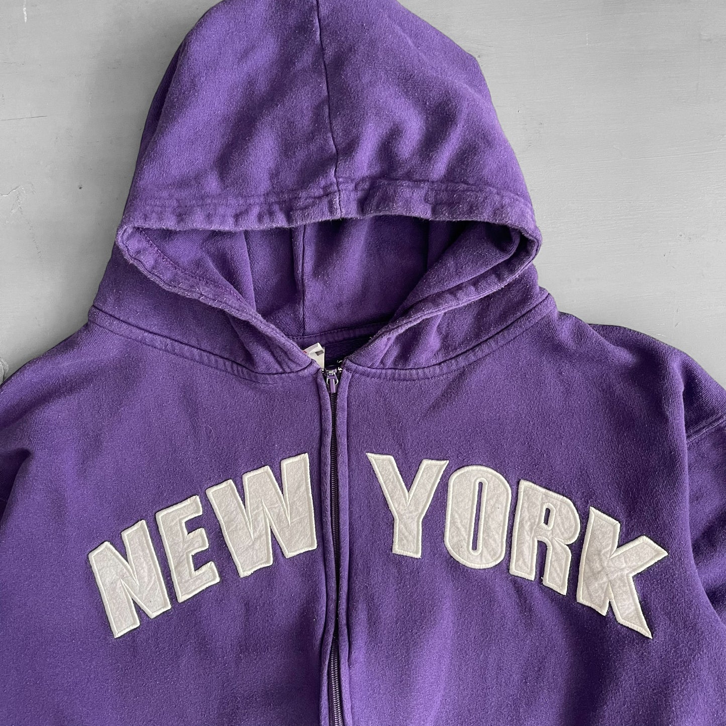 1990s New York zip hoodie (XL)