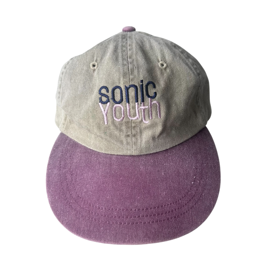 2000 Sonic Youth NYC ghost & flowers cap