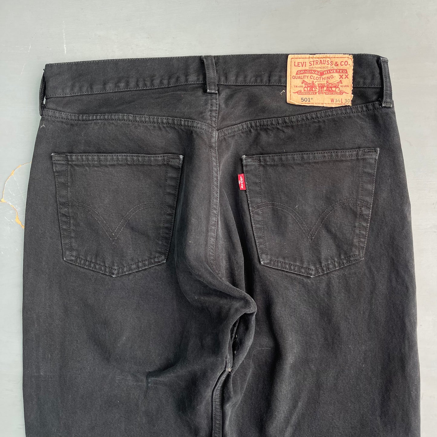 Early 2000s faded Levi’s 501 (34 waist)