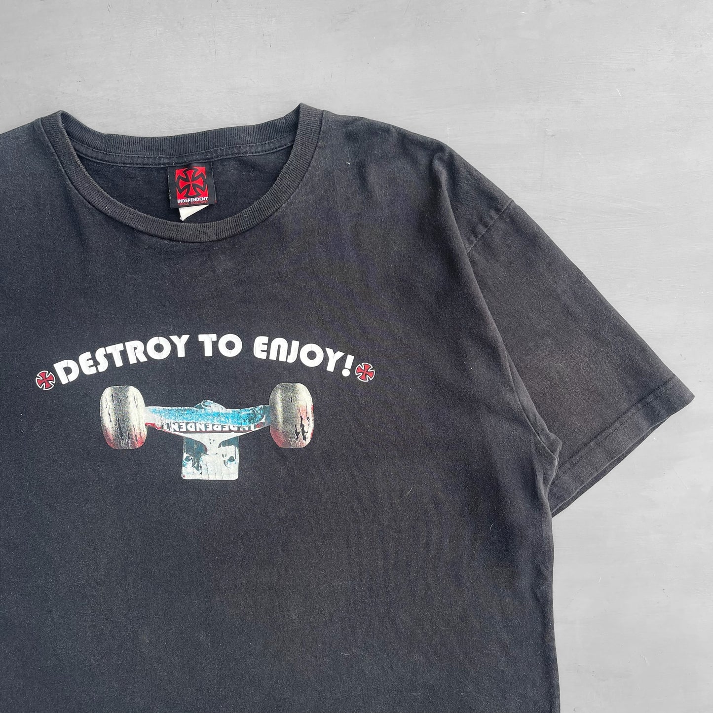 2000 INDEPENDENT destroy to enjoy T-Shirt (XL)