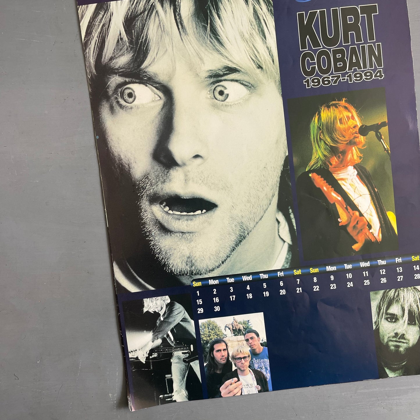 1997 Kurt Cobain Calendar