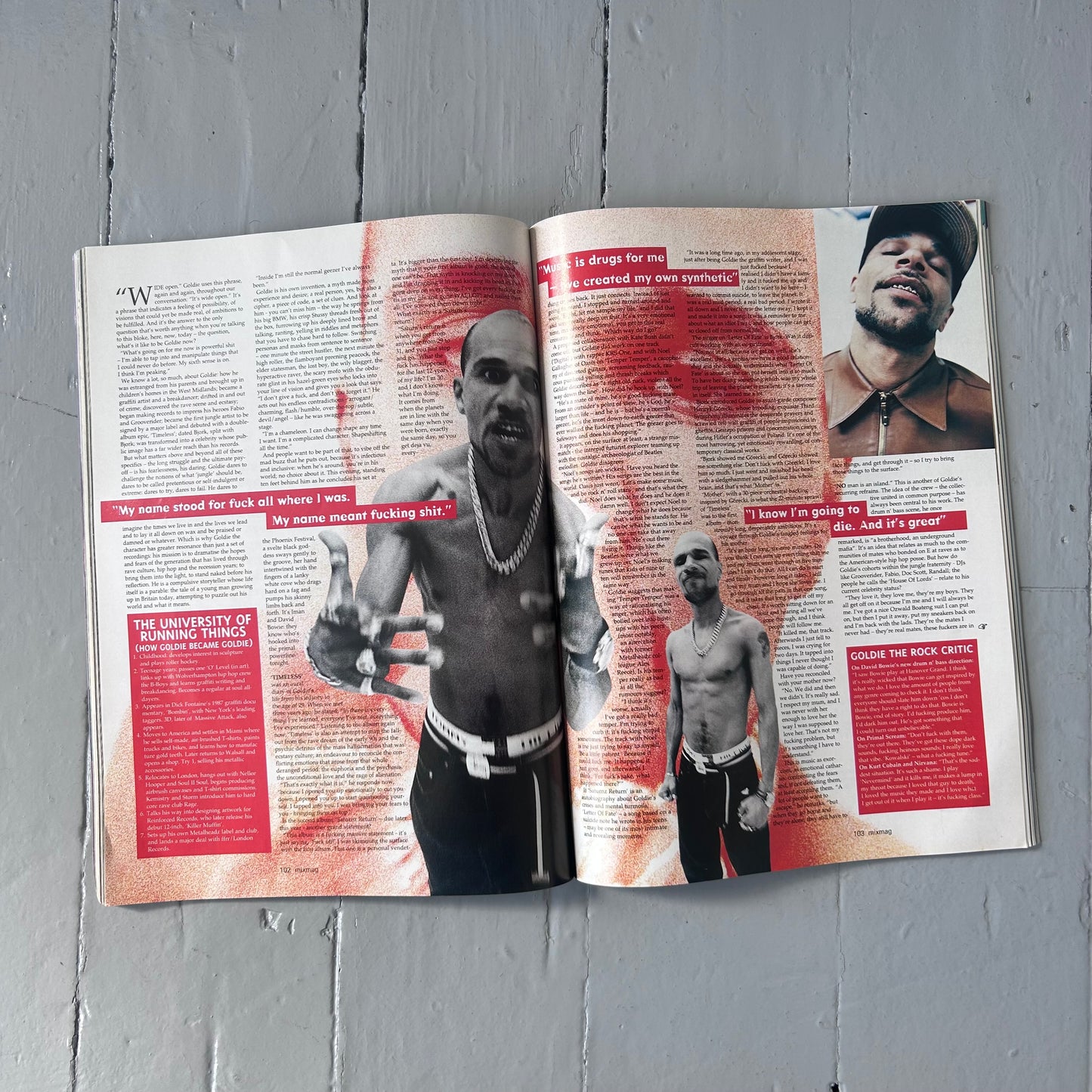 1997 Mixmag Goldie magazine