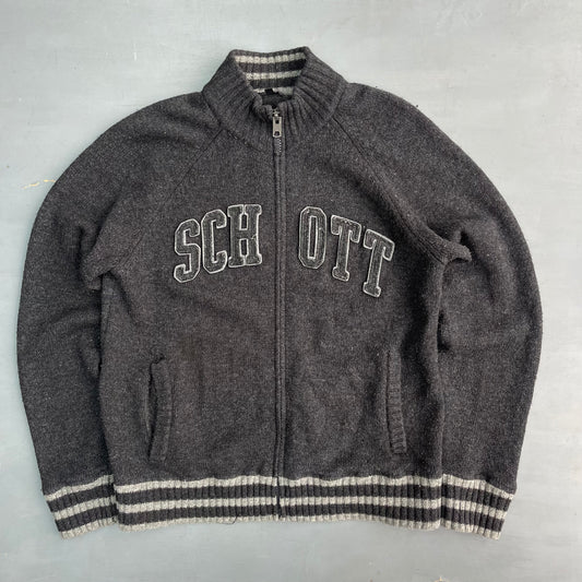 1990s SCHOTT NYC cardigan zip (L/XL)