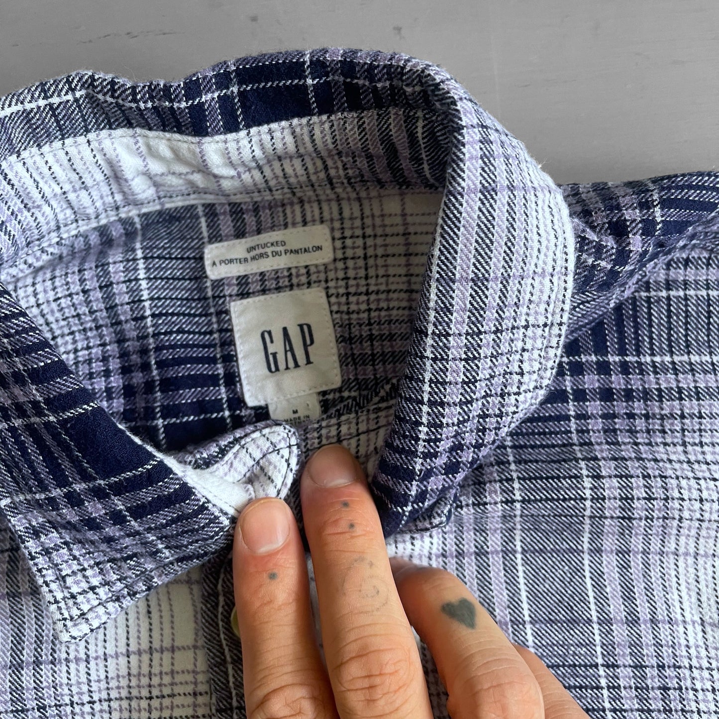 2000s GAP flannel shirt (M)