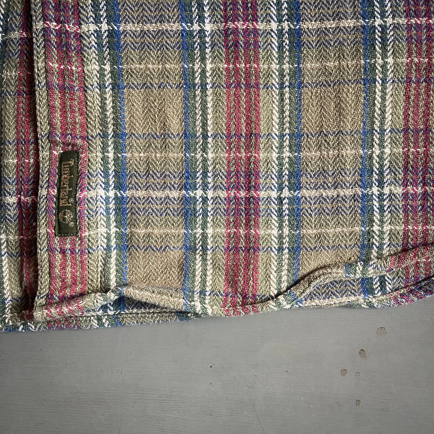 1990s Timberland weathergear flannel shirt (XL)