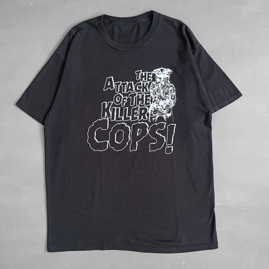 2000s The attack of the killer cops T-shirt (L)