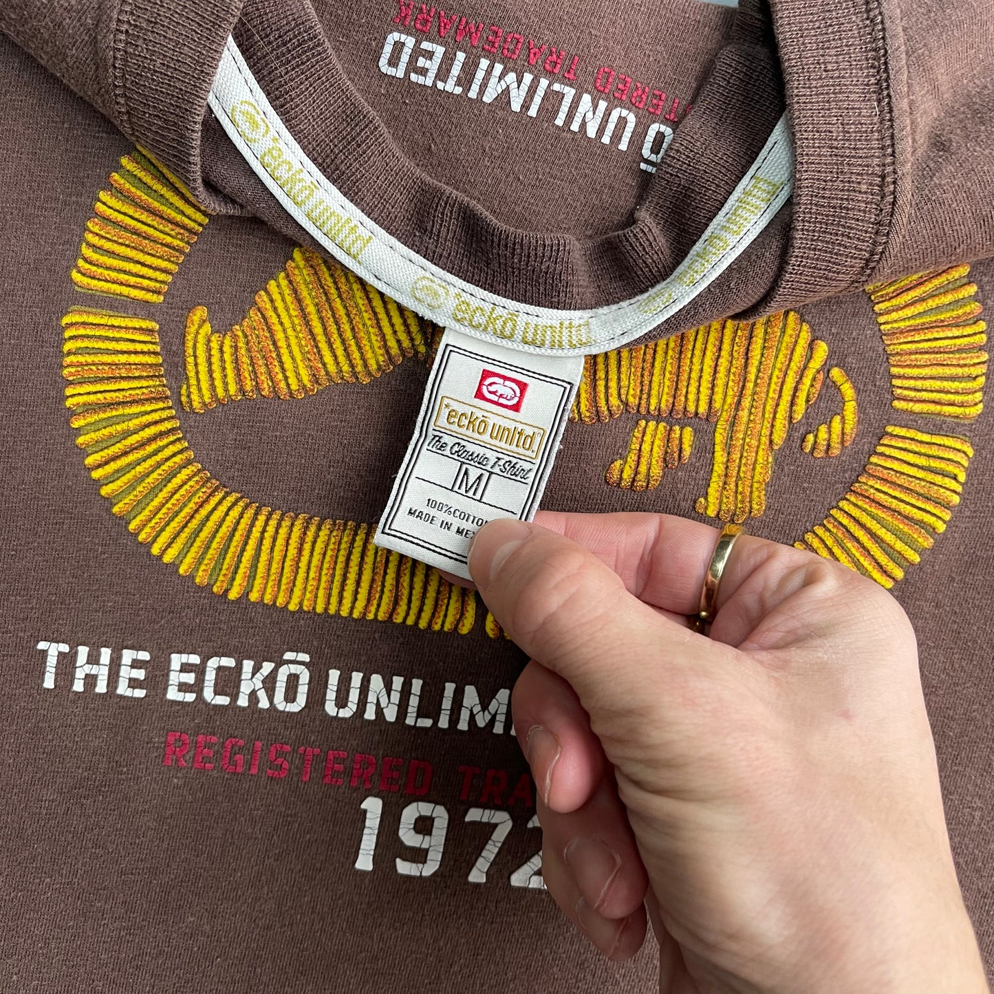 2000s Ecko unlimited registered trademark T-shirt (XL)