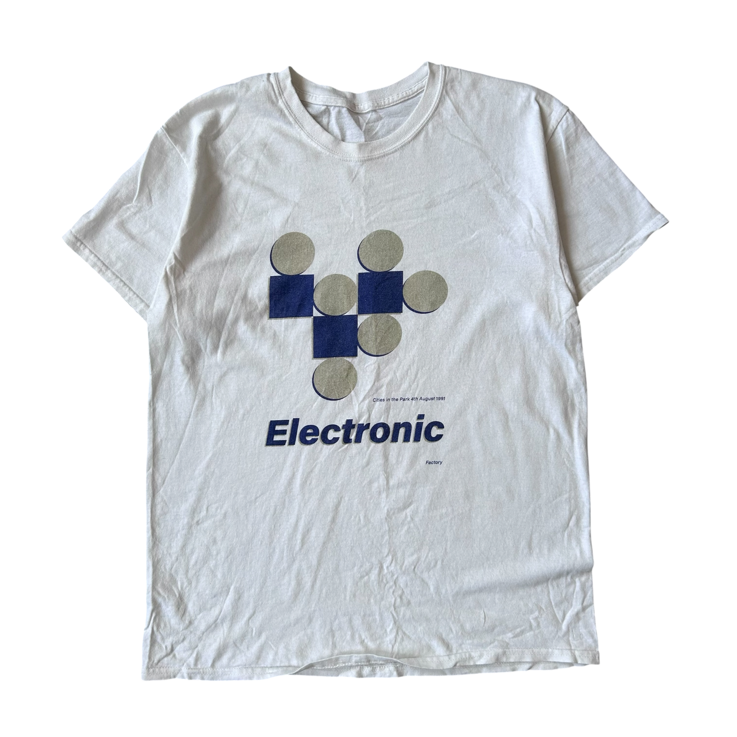2000s Electronic cities in the park T-shirt (M/L)