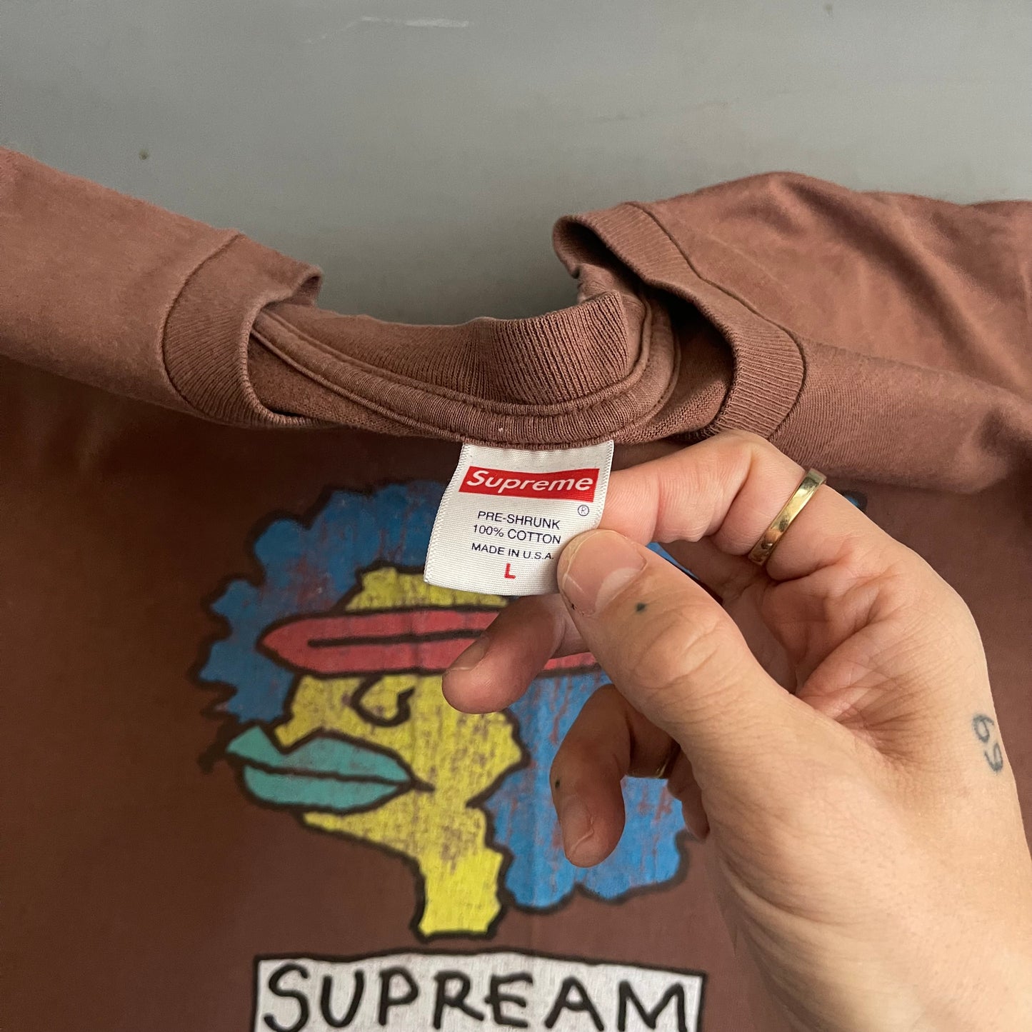 2000s Supreme supream T-shirt (L)