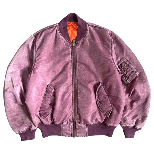 1990s sun faded bomber jacket (L)