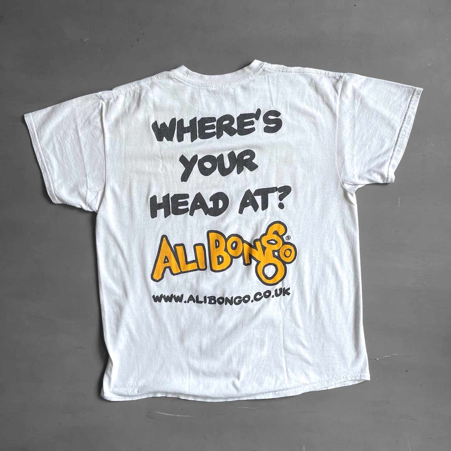 Ali Bongo where’s your head at? T-shirt (L)