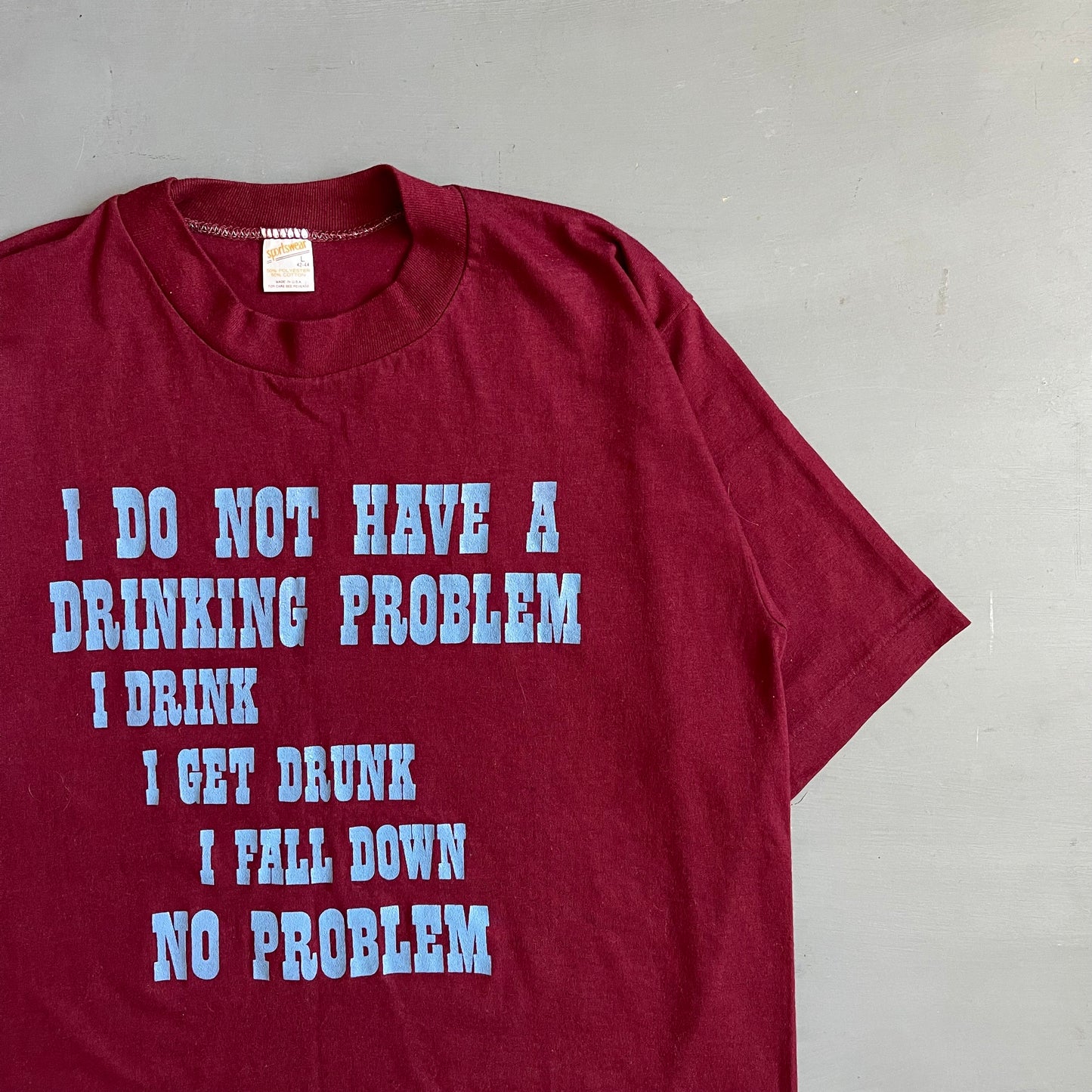 1990s DRINKING PROBLEM T-shirt (M)