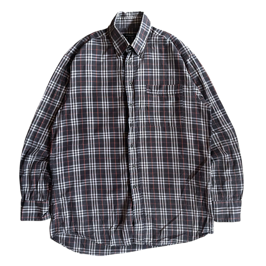 2000s Burberry novacheck shirt (L)