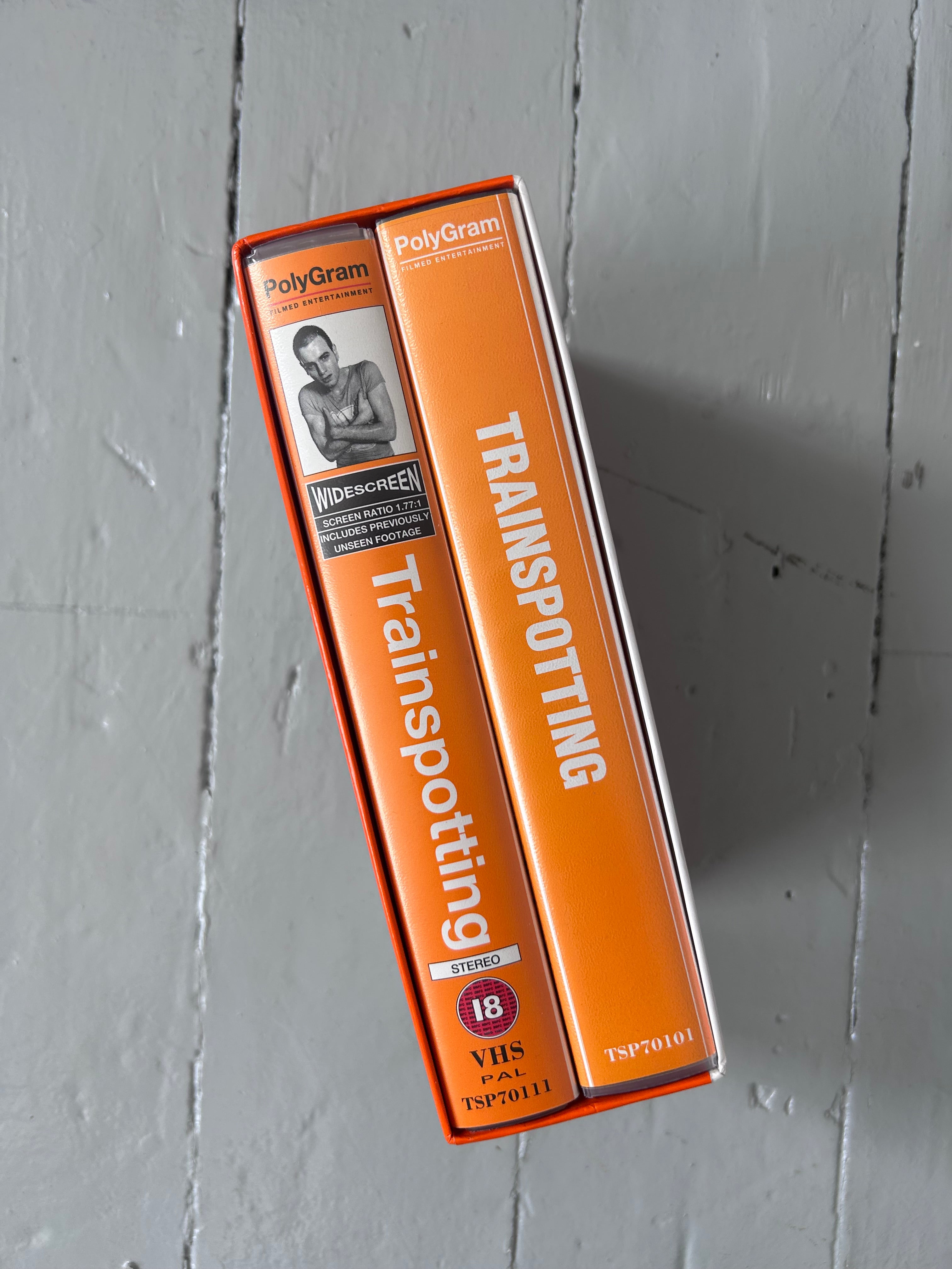 1996 Trainspotting limited edition VHS box set – Wheresscott