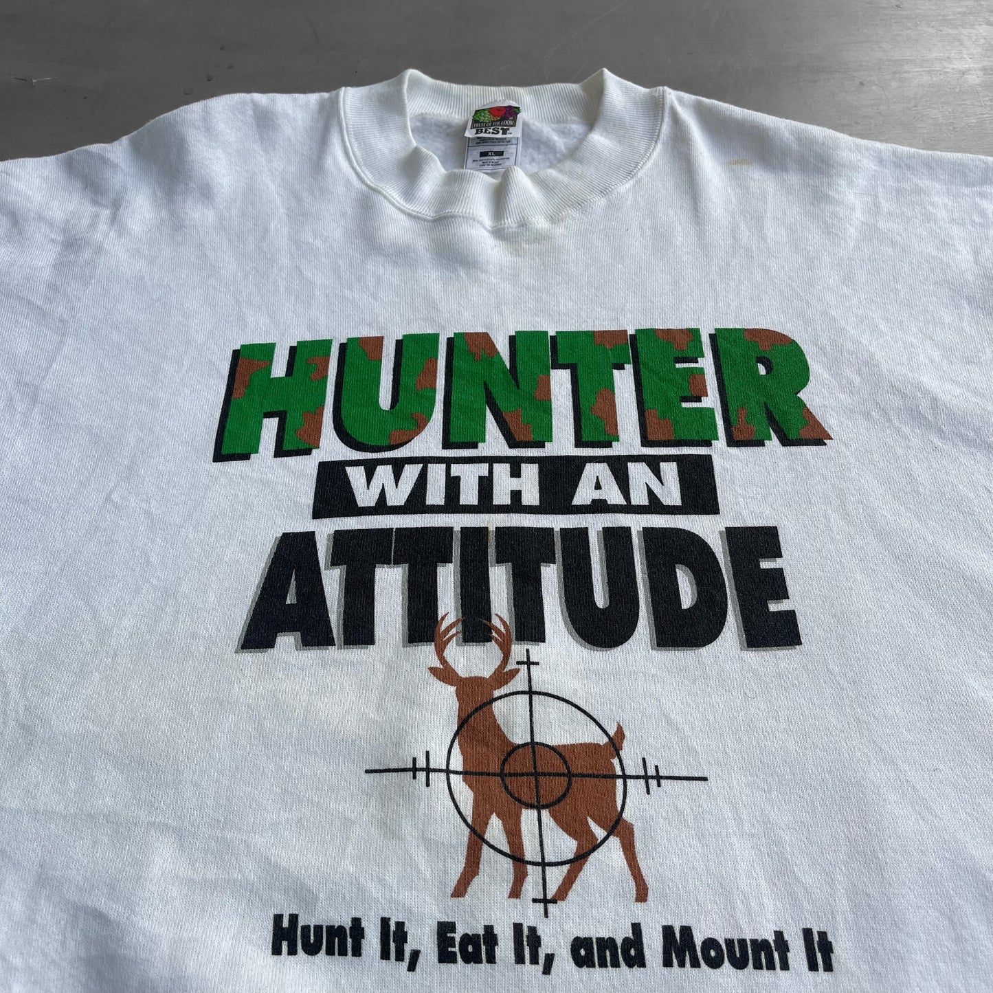 1990s hunter with an attitude jumper (XL)