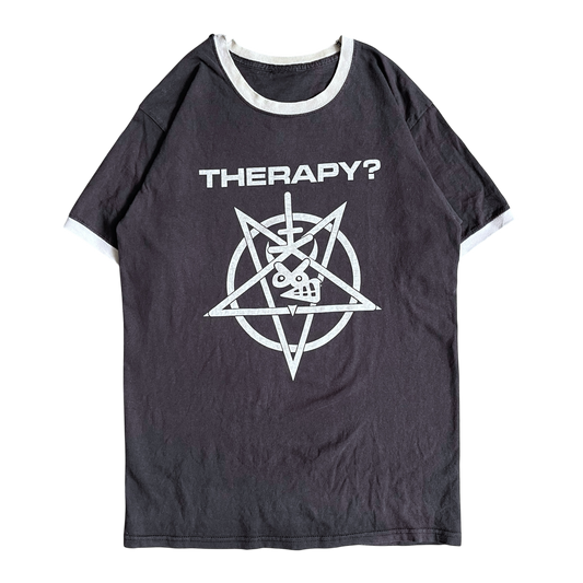 Early 2000s Therapy? Ringer T-shirt (S/M)