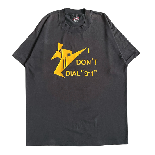 1990s I don’t dial 911 T-shirt (L)