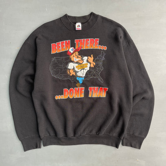 1990s Been there done that American trucker sweatshirt (L/XL)