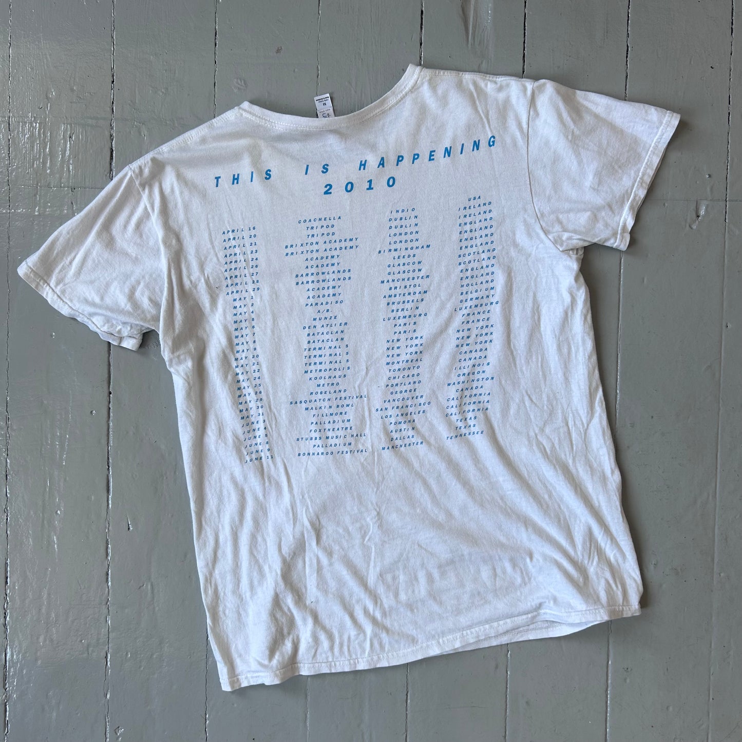 2010 LCD SOUNDSYSTEM T-shirt (M)