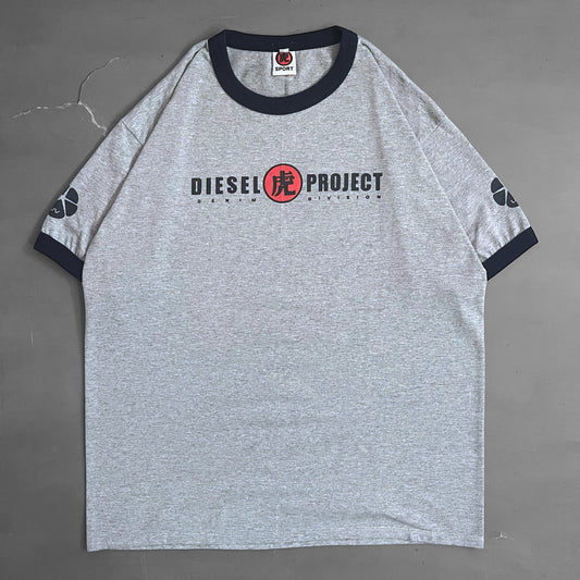 1990s Diesel sport ringer T-shirt (L/XL)