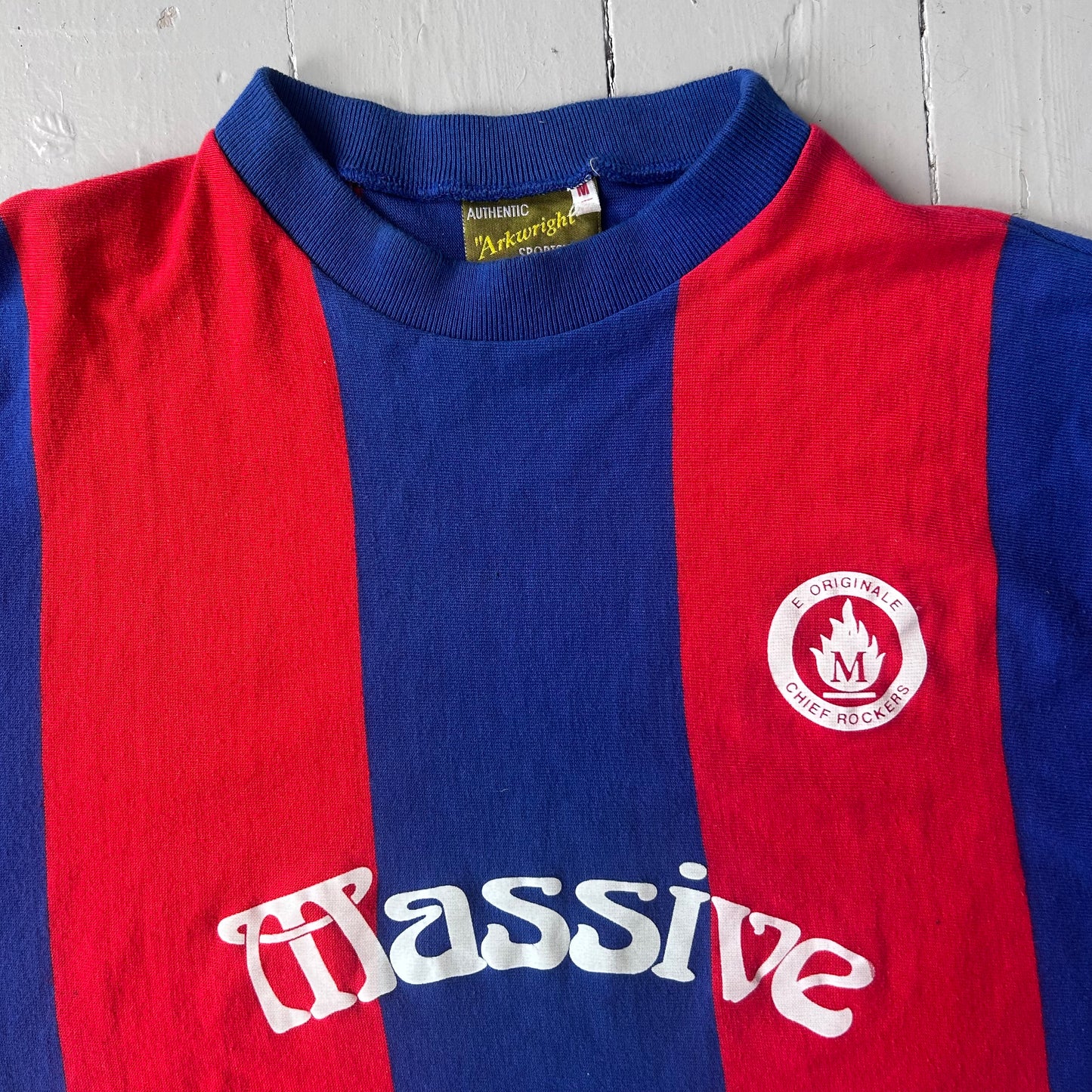 1991 Massive Attack Chief Rockers football shirt (L)