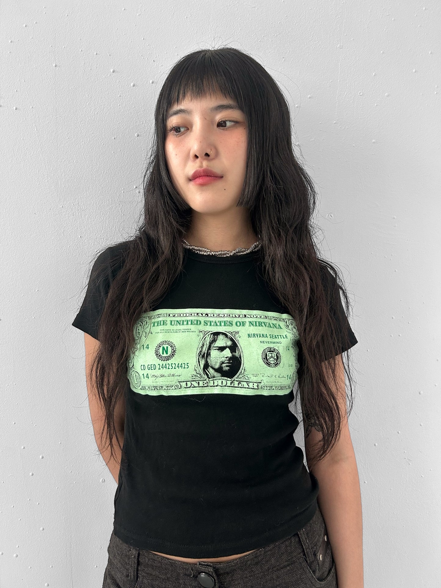 2000s Nirvana baby T-shirt (XS)