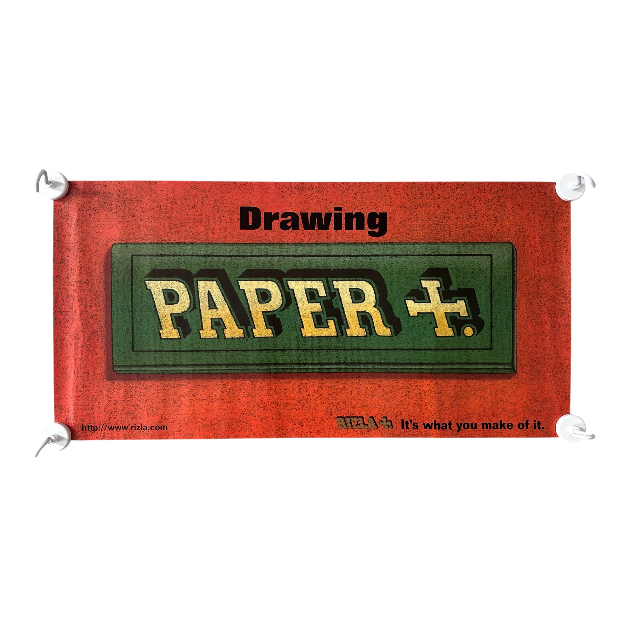 Early 2000s Rizzla ‘drawing paper’ poster – Wheresscott