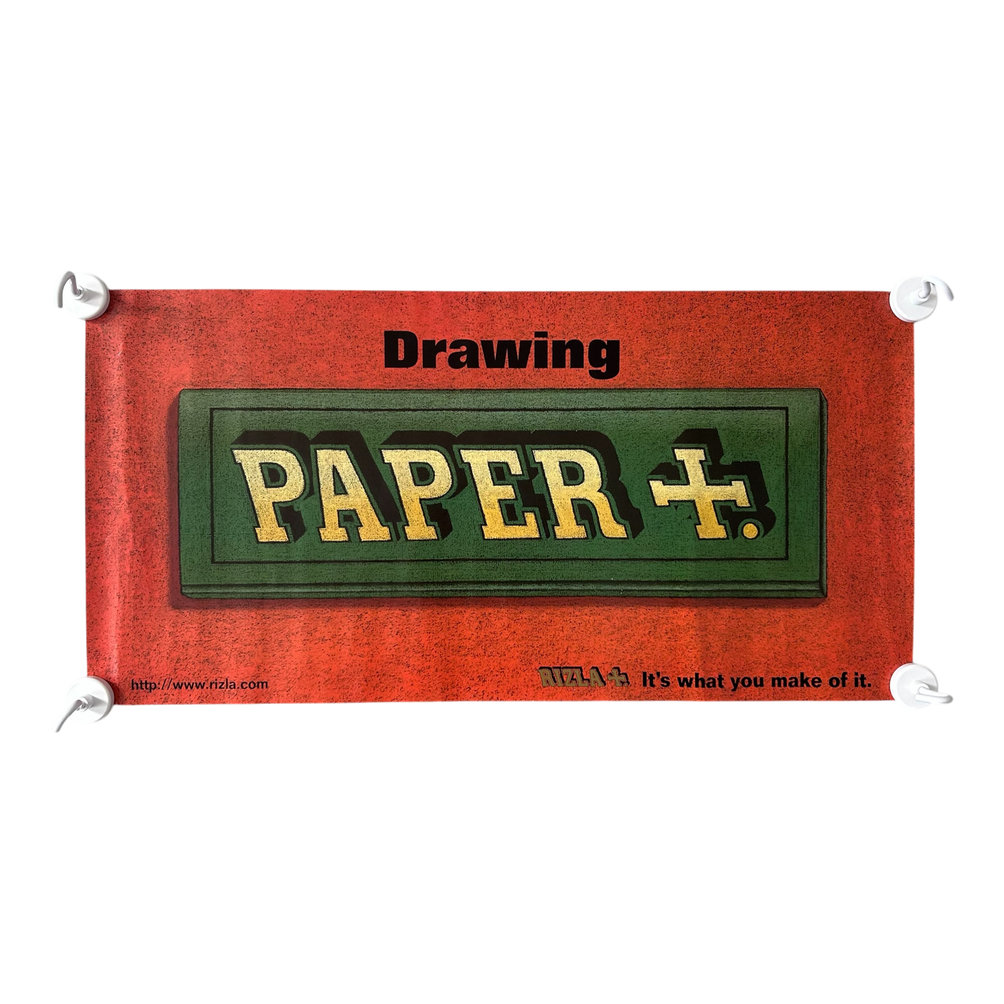 Early 2000s Rizzla ‘drawing paper’ poster
