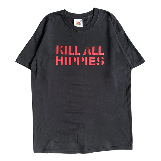 Early 2000s Primal Scream kill all hippes T-shirt (M)
