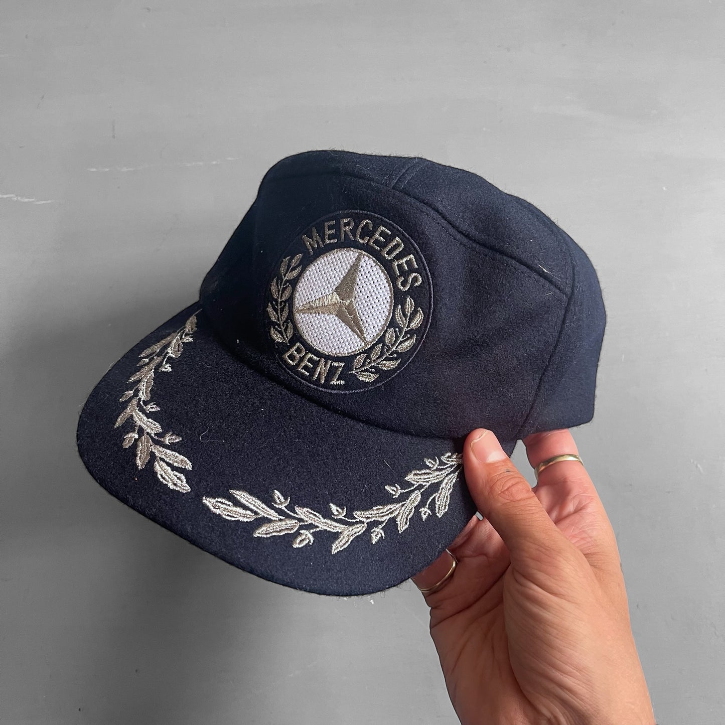 1990s Mercedes - Benz fleece cap