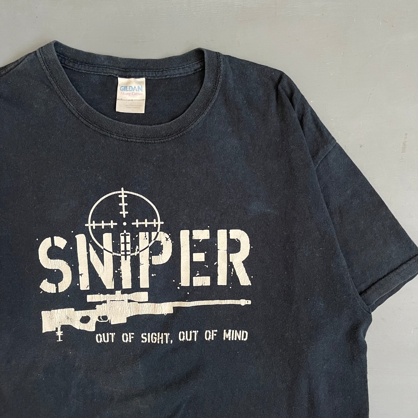 2000s Sniper T-shirt (L)