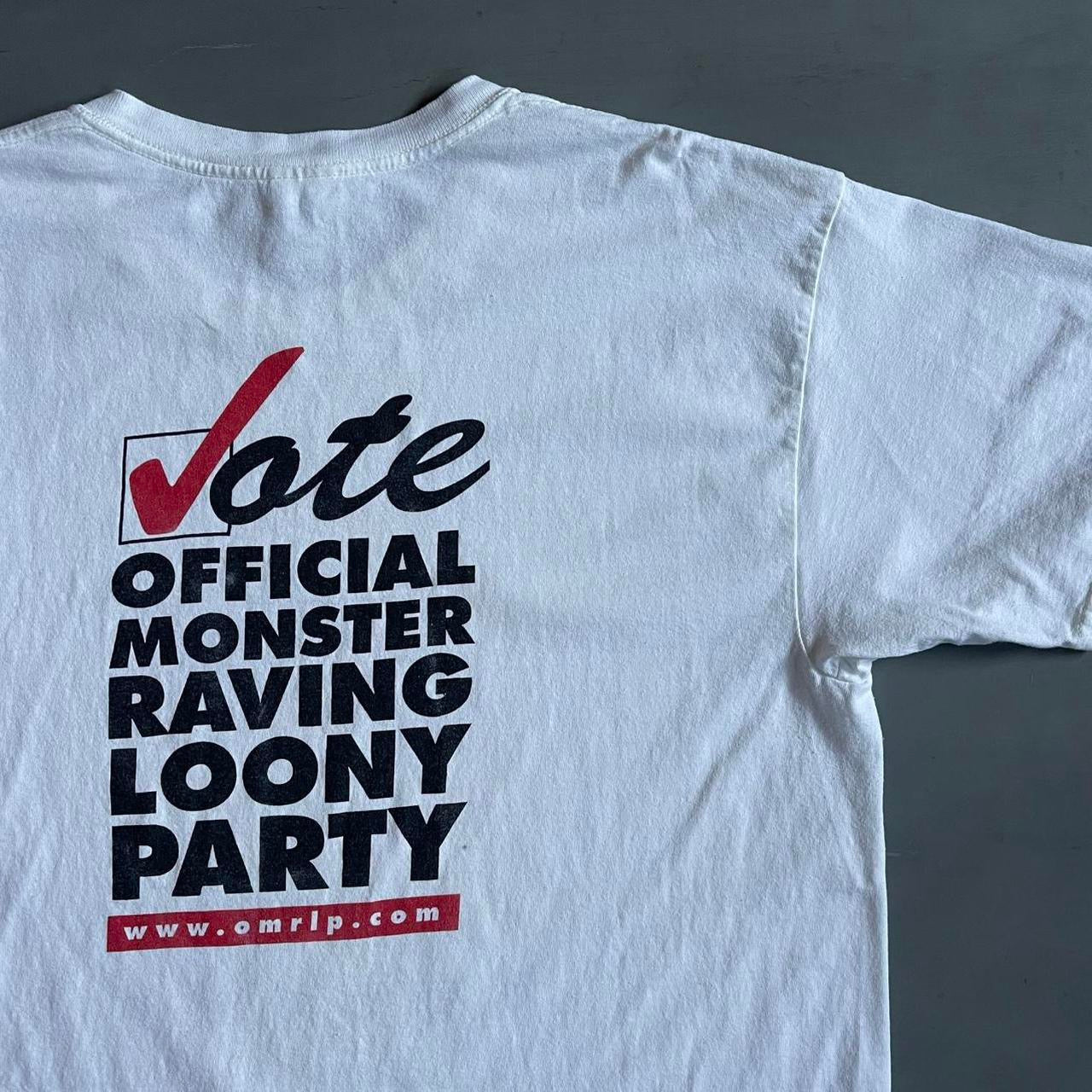 2000s politics free zone T-shirt (XL)