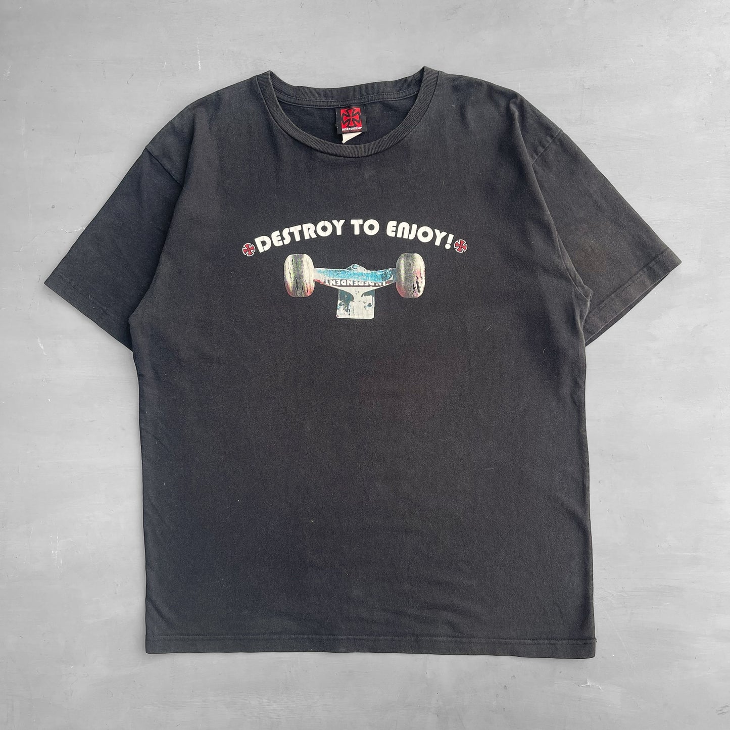 2000 INDEPENDENT destroy to enjoy T-Shirt (XL)