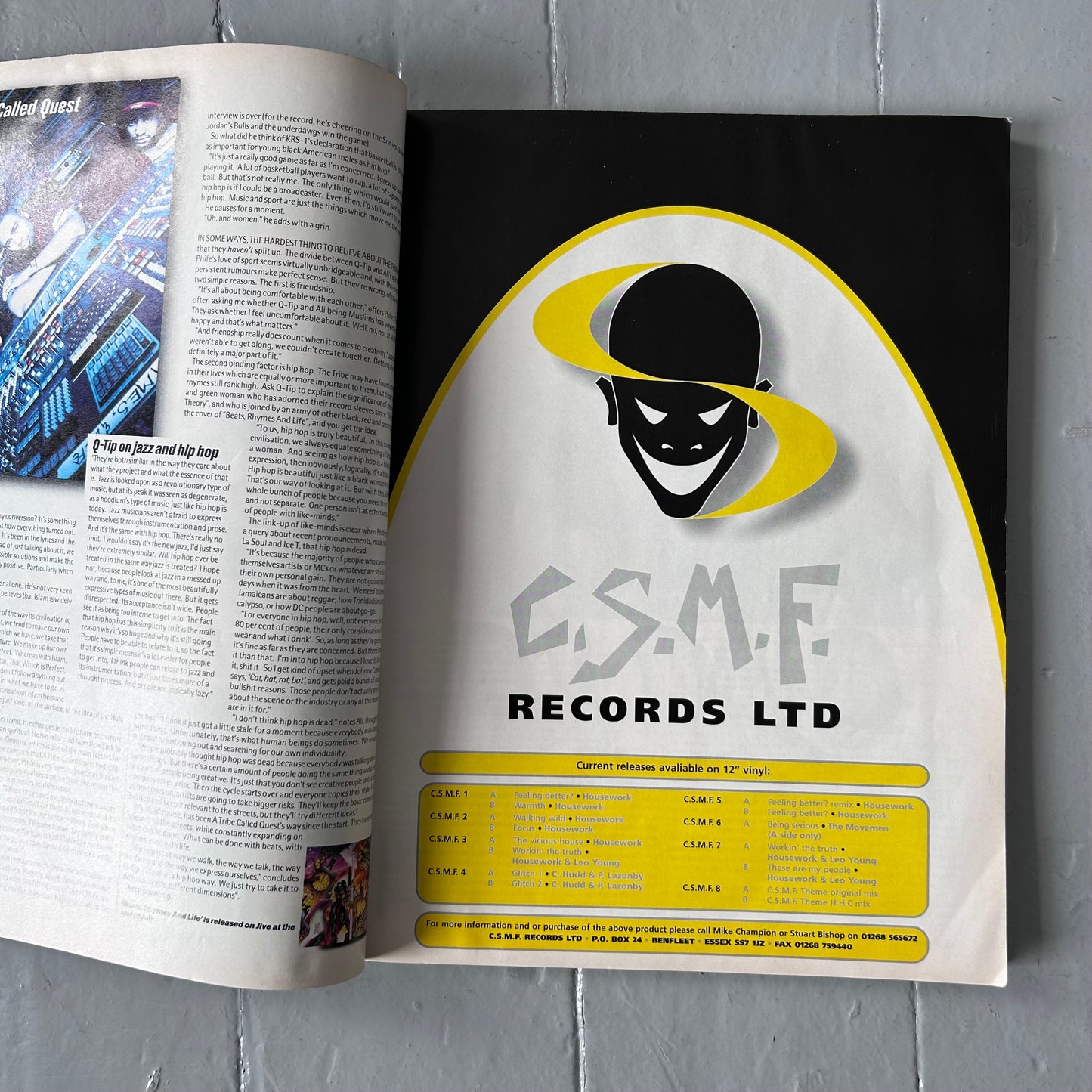 1996 MUZIK underworld magazine