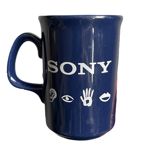 1990s Sony mug