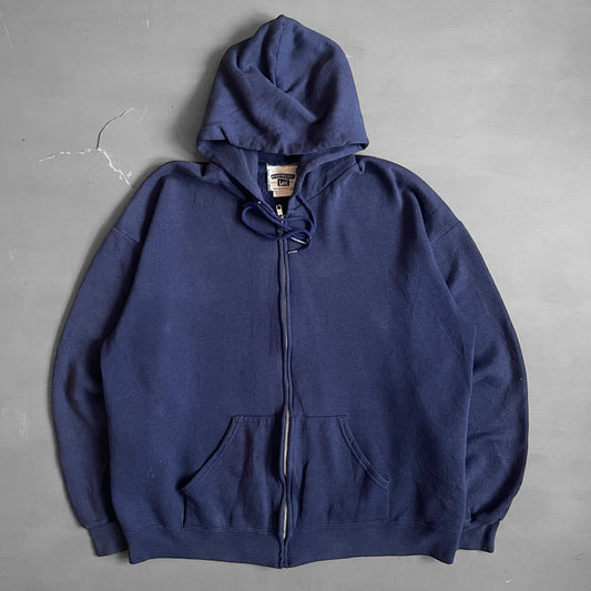 1990s LEE blank zip hoodie (L)