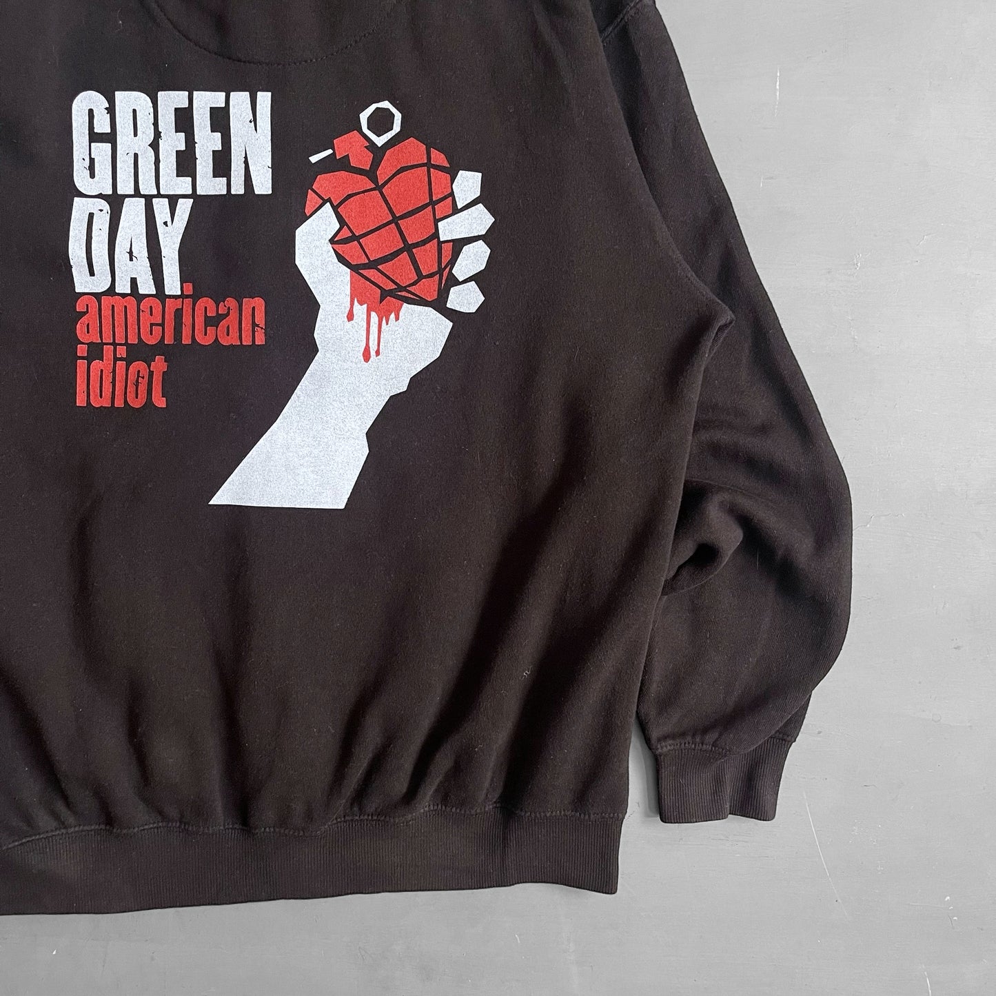 2004 Green Day American idiot zip hoodie (XL)