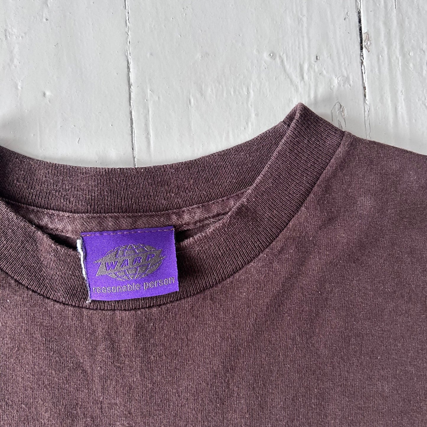 Late 90s / early 2000s Warp Records T-shirt (M)