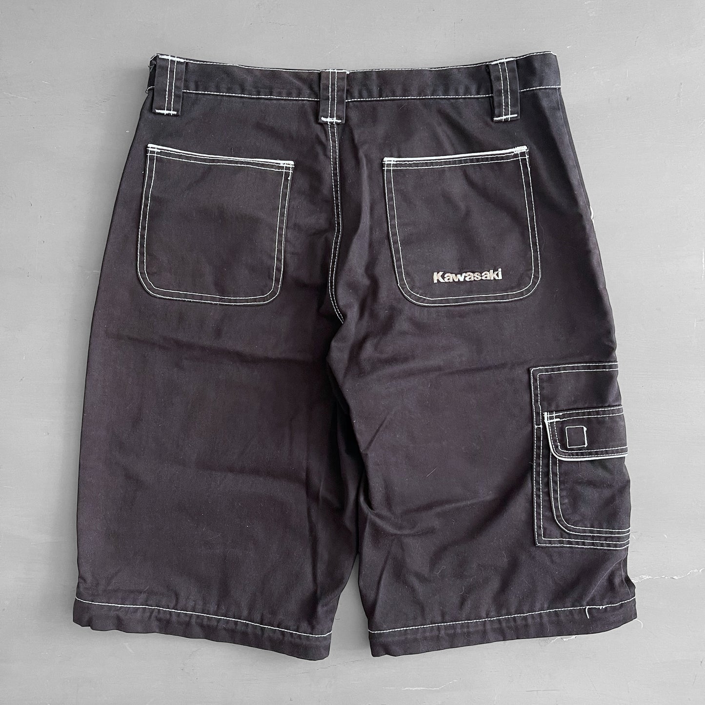 2000s Kawasaki shorts (34 waist)