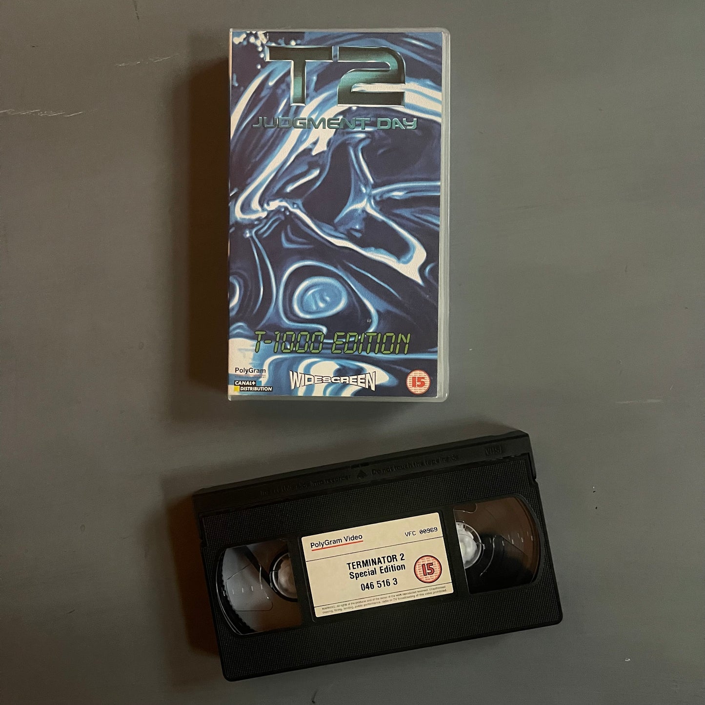 1997 T2 Terminator T-1000 special edition VHS