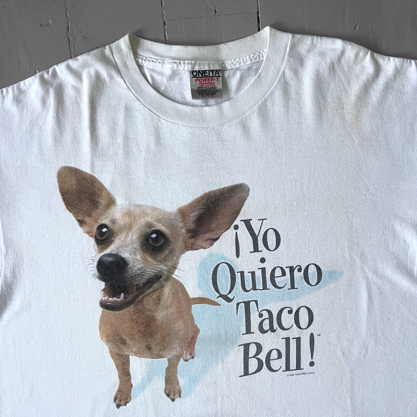 1998 Taco Bell Chihuahua T-shirt (XL)