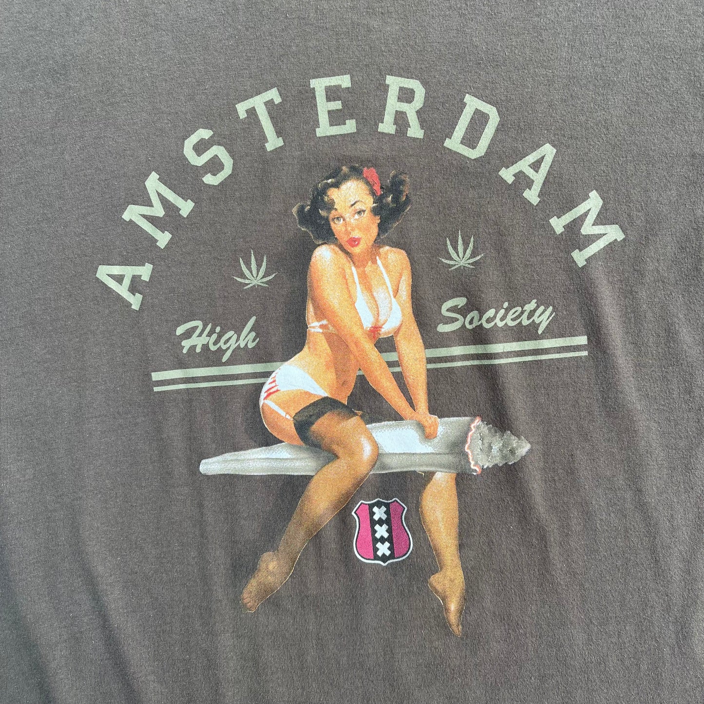 Early 2000s Amsterdam high society T-Shirt (L)