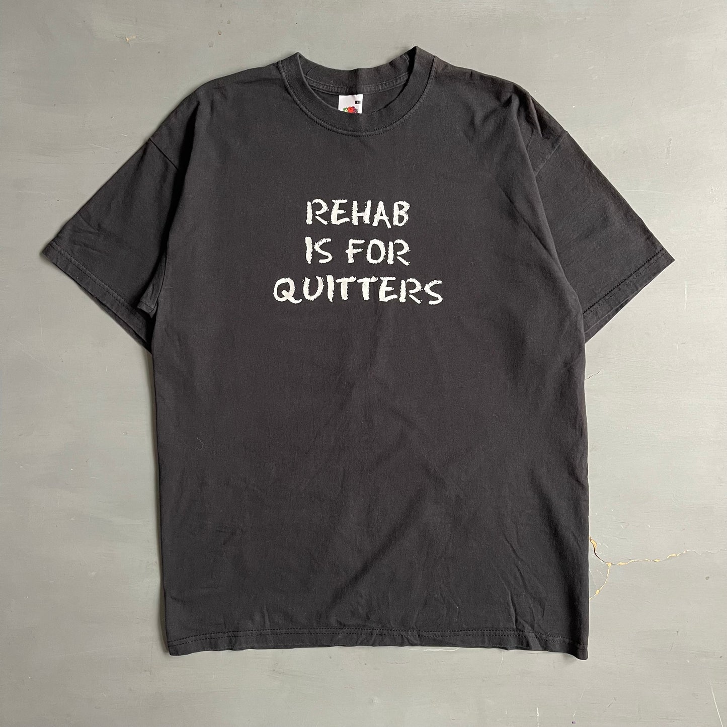 2000s Rehab is for quitters T-Shirt (L)