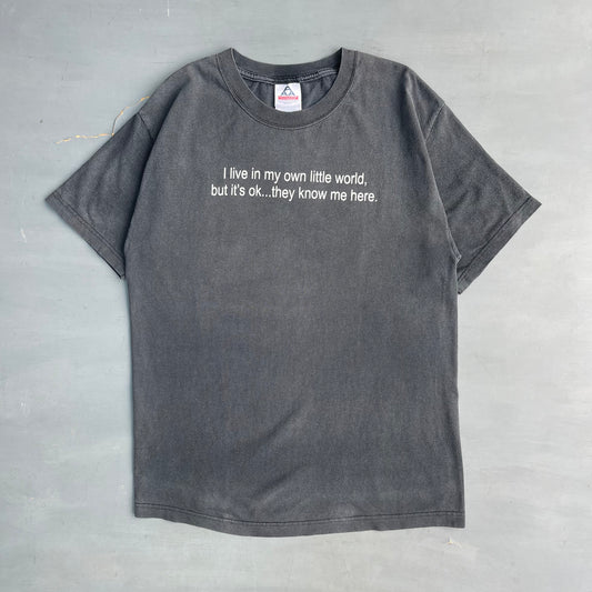 1990s I live in my own little world but it’s ok they know me here T-Shirt (L)